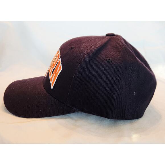 Auburn Tigers Hat Navy Adjustable Strap Orange Arch Team Logo Cap - Picture 2 of 5
